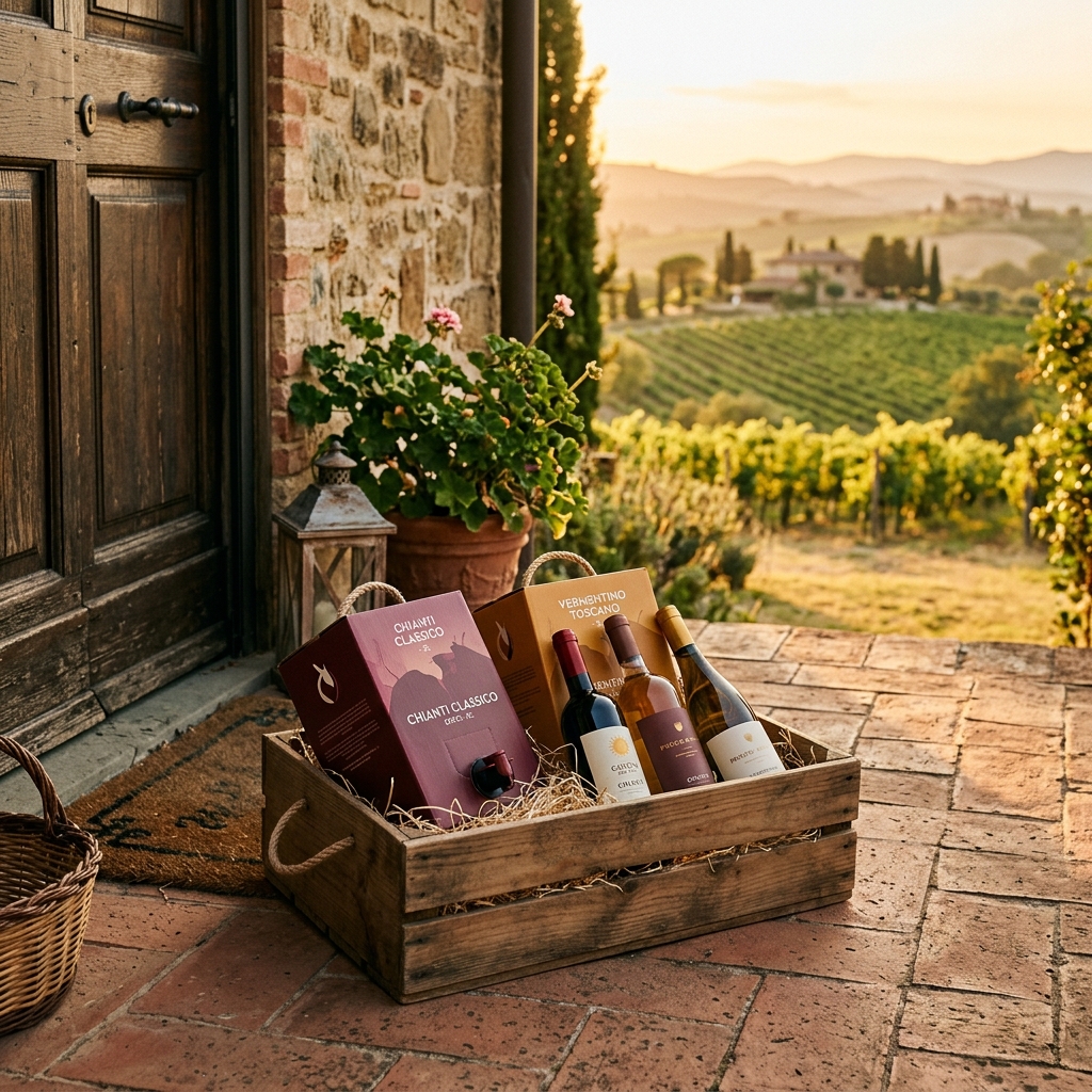 Consegna vino a domicilio con Bag in Box e bottiglie